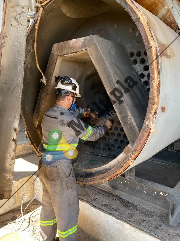 Inspeção de Caldeira Industrial