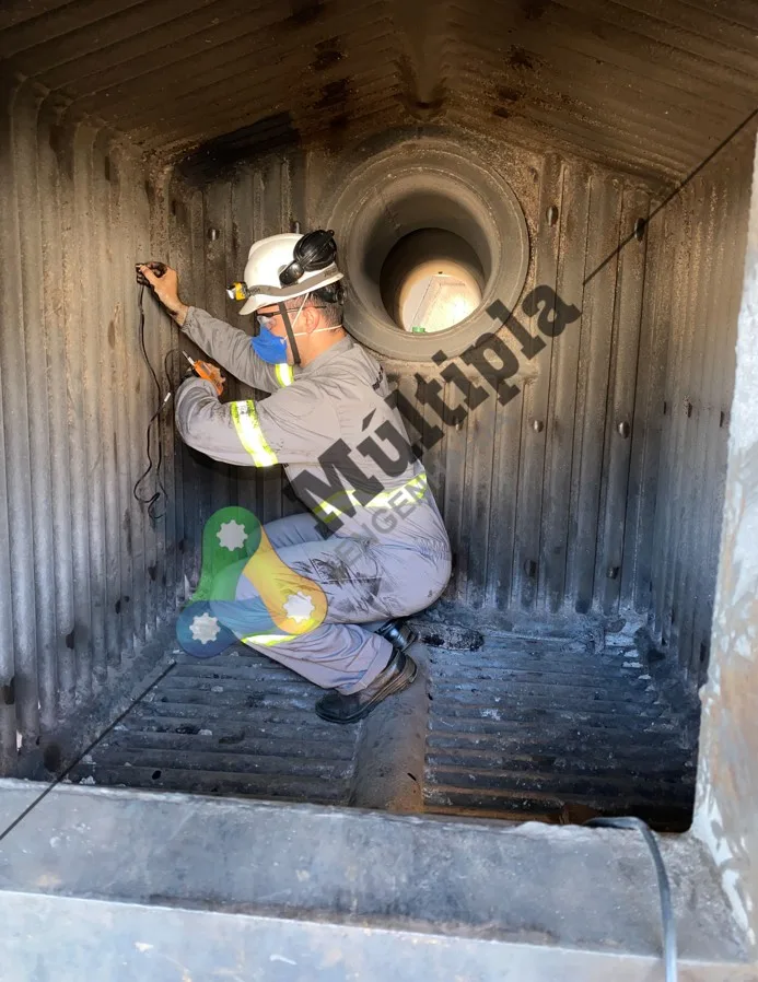 Inspeção de Caldeiras para descontaminadoras de Caminhões