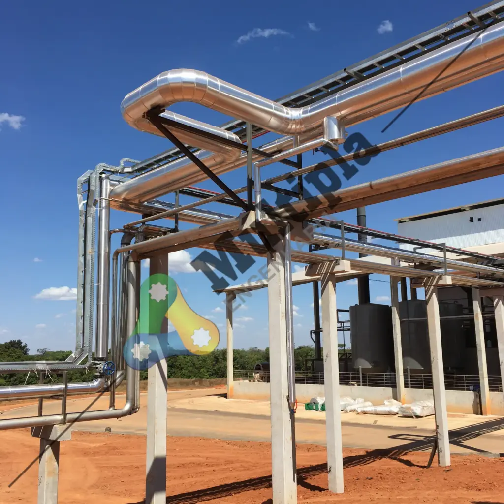 Inspeção de Tubulações em Laticínios